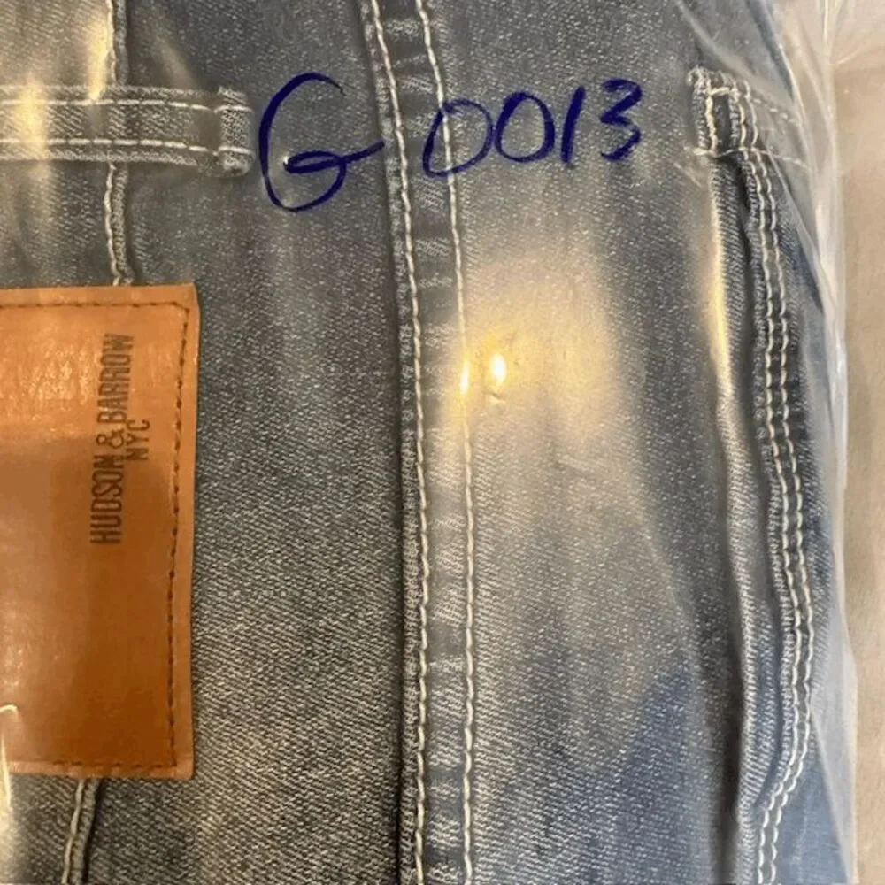 Hudson & Barrow NYC Men's Stretch 5 Pocket Relaxed Straight Jeans Size 40‎ x 32